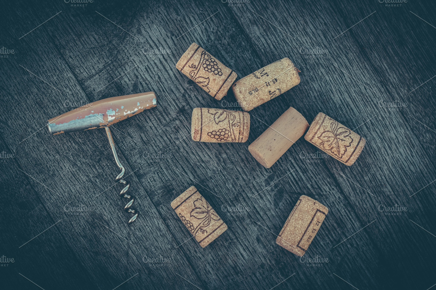 Cork with corkscrew, a Food & Drink Photo by Knofe