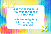 Cyber Angel Y2K Logo Font, a Sans Serif Font by HipFonts (Thumbnail 3 of 8)