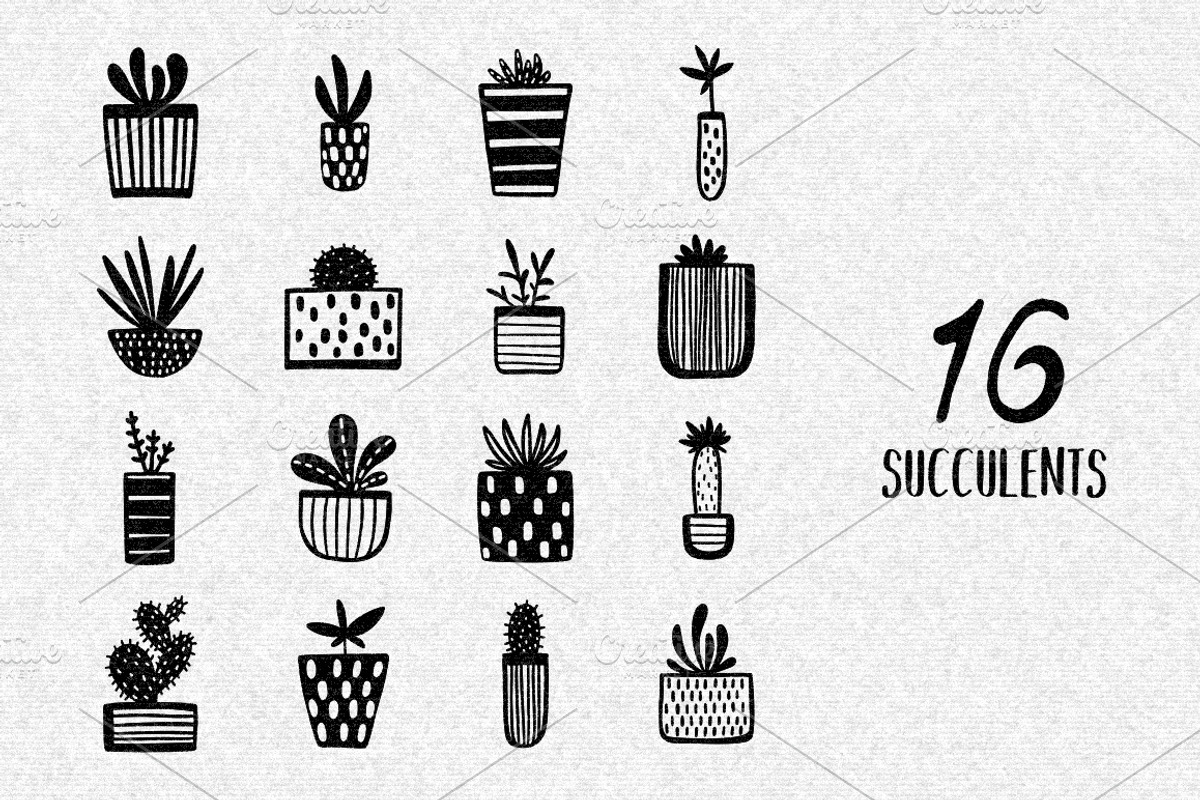 Scandinavian Design Elements Set, a Decorative Illustration by Chelovector (Photo 9 of 10)