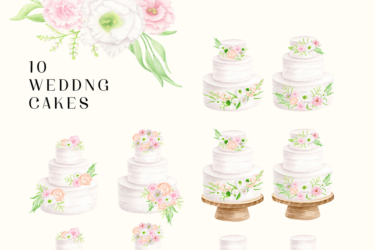 Delicate Dreams. Watercolor Wedding, a Decorative Illustration by Olya Haifisch (Photo 6 of 16)