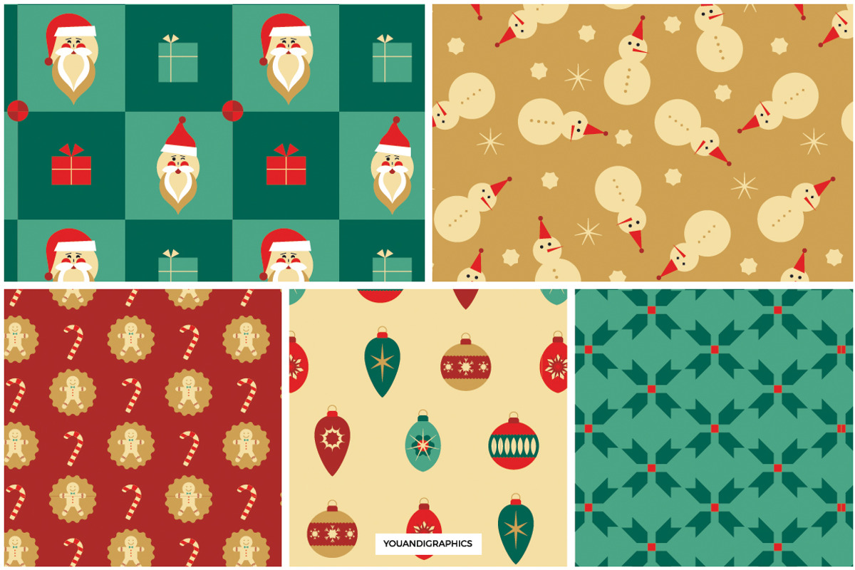 Christmas Patterns & Illustrations, a Graphic by Youandigraphics (Photo 9 of 13)