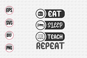 Teacher typographic quotes bundle., a Graphic by Uniquesvg99 (Thumbnail 7 of 21)