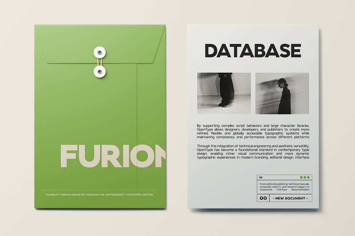 GC Furion – Modern Futuristic Sans, a Sans Serif Font by Glyphonic (Photo 14 of 15)