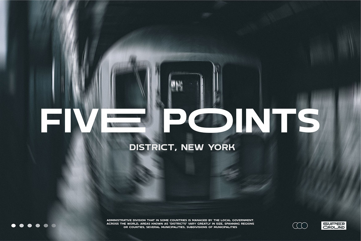 Super Ground, a Sans Serif Font by Genetype (Photo 7 of 8)
