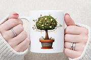 Whimsical Christmas Topiary Trees, an Illustration by Sublimation Artist (Thumbnail 5 of 6)