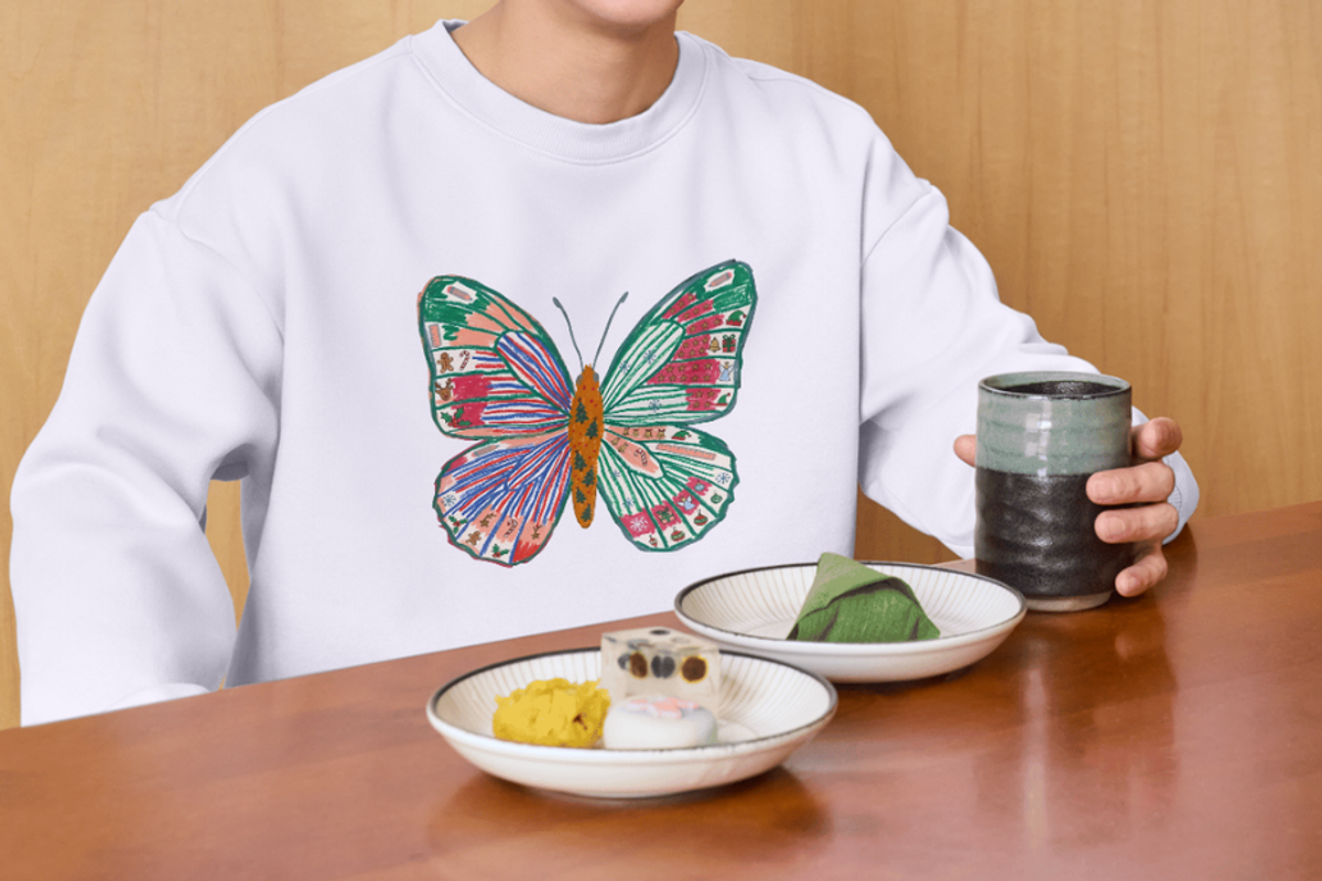 Christmas Butterfly Clipart, an Animal Illustration by Markicha Art (Photo 5 of 5)