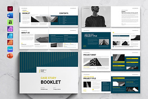 Case Study Booklet Template Landscap, a Brochure Template by DesignCrest