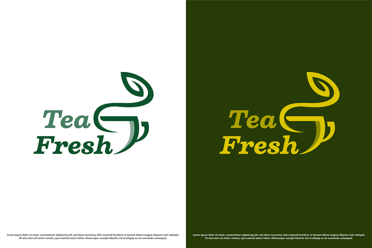 Tea Cup Cafe Logo Design Template, a Branding & Logo Template by Morvana Crew (Photo 2 of 2)