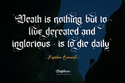 Ragtown - Modern Blackletter Font, a Blackletter Font by Pixesia Studio (Thumbnail 4 of 12)