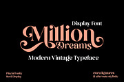 Million Dreams, a Sans Serif Font by INKSUN™ (Thumbnail 1 of 8)