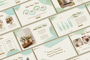 Cute Watercolor PowerPoint Template, a Presentation Template by SKY CREATION