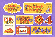 GC Milky Shine - 80's Serif Retro, a Serif Font by Glyphonic (Thumbnail 10 of 15)