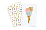 Watercolor Ice Cream Clipart., an Object Graphic by Kira Konoshenko (Thumbnail 6 of 7)