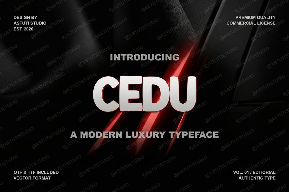 Cedu | A Modern Luxury Serif, a Serif Font by Astuti Studio (Photo 3 of 25)