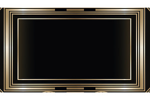 contemporary gold page border ai, an Abstract Photo by pikepicture