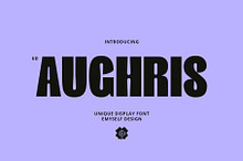 ED Aughris - Display Sans font