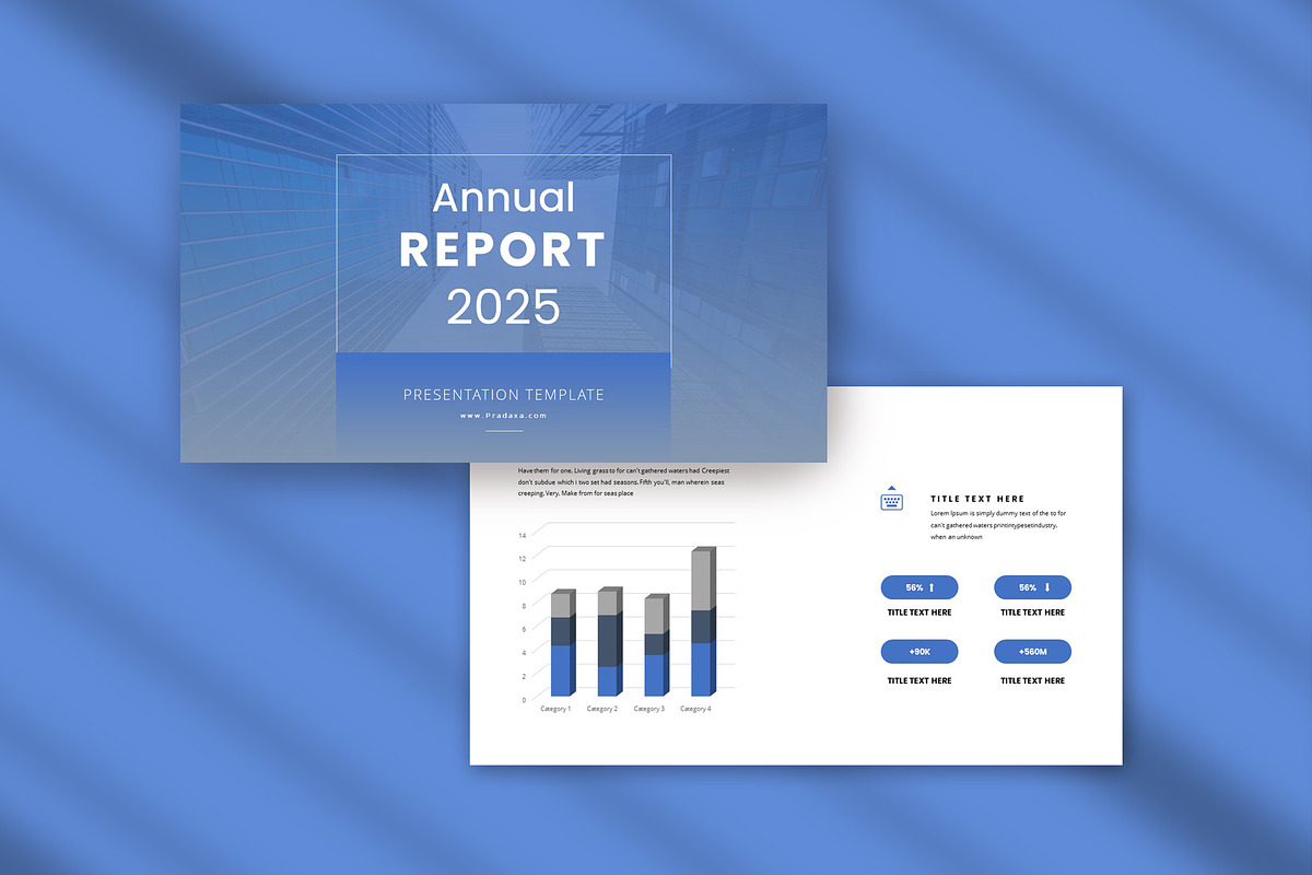 Annual Report Template, a Presentation Template by Pradaxa (Photo 3 of 8)