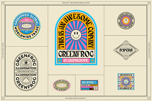 Funky Retro Logos, a Branding & Logo Template by Graphicdome