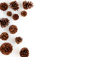 Pine cones stock image containing christmas stock image, christmas stock
