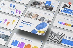 Steps Pitch Deck PowerPoint, a Presentation Template by Pixslides
