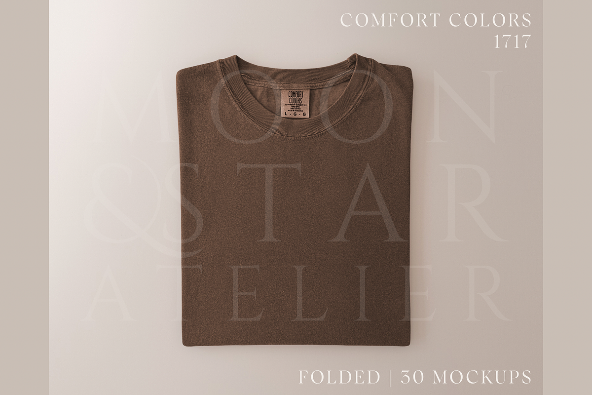 Comfort Colors 1717 Bundle, a Shirt Mockup by Moon and Star Atelier (Photo 9 of 17)