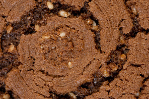 sweet cookies with chocolate flavor, chocolate biscuits with real cocoa and ses, a Photo by rsoollAI