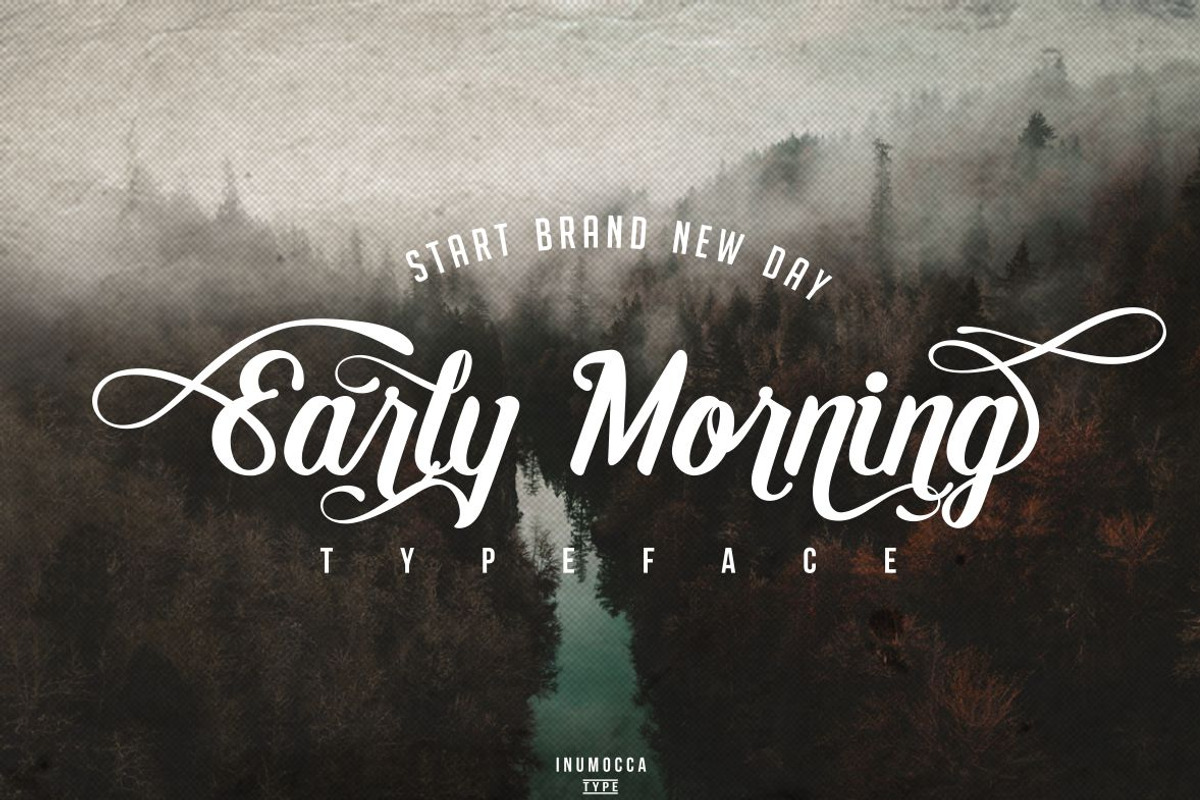 Early Morning Typeface