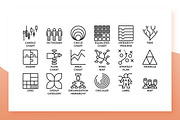 Data Visualization Icons, an Outline Icon by Becris (Thumbnail 3 of 3)