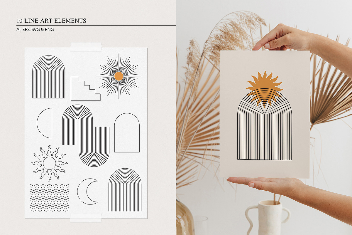 Mid-Century Modern Summer Set, an Illustration by May Motif (Photo 10 of 19)