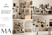 24 Vintage Frame Mockup Bundle, a Household Mockup by Mockup Art Atelier (Thumbnail 1 of 28)