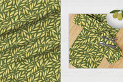 Olives set. Vector seamless patterns, a Pattern Graphic by LartGraphics (Thumbnail 7 of 10)