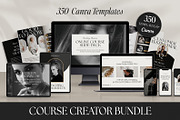 Business Course Creator Bundle CANVA, a Magazine Template by Studio Loire (Thumbnail 1 of 22)