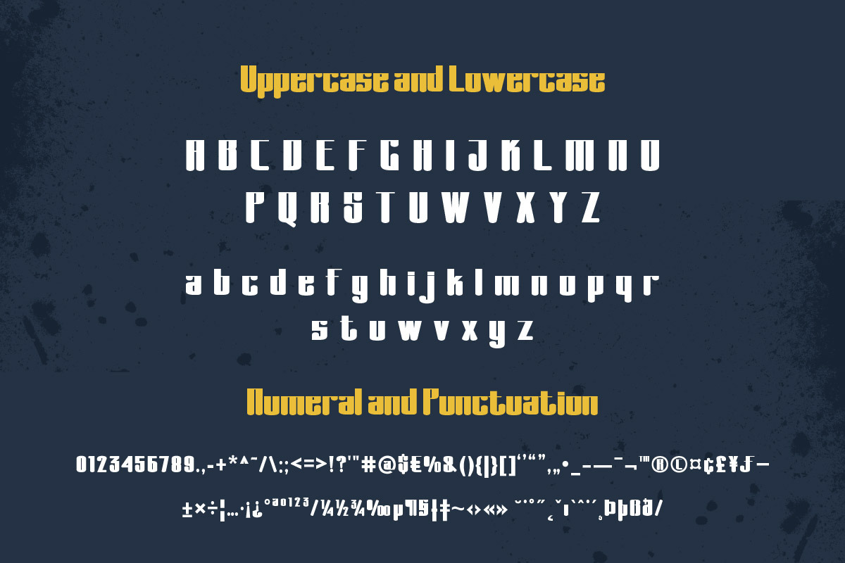 Jalmus - Retro Condensed Font, a Sans Serif Font by trabaskriya (Photo 8 of 8)