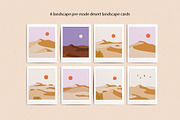 Desert Landscape and Clip Art, a Seasonal Illustration by Sweet Corner (Thumbnail 5 of 13)
