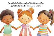 Summer Activities Kids Clipart, an Illustration by PassionPNGcreation (Thumbnail 6 of 9)