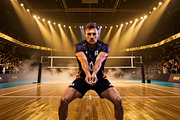 Volleyball Spotlight Backdrops, a Background Graphic by 3Motional (Thumbnail 11 of 15)