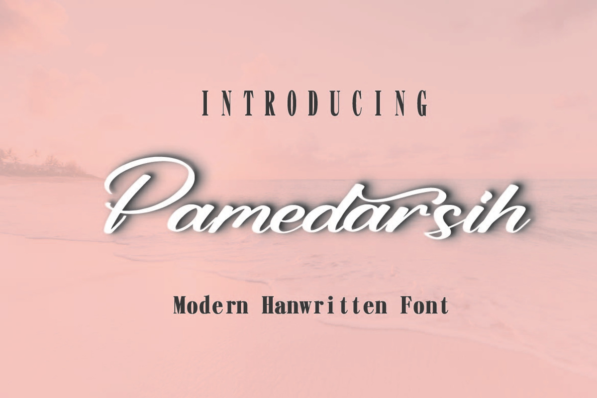 Pamedarsih, a Script Font by AleraStudio (Photo 1 of 7)