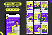 Bright Branding - Instagram Post, a Social Media Template by Jiwstudio (Thumbnail 1 of 4)