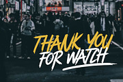 Tanisher | Urban Brush Font, a Script Font by Denustudios (Thumbnail 14 of 14)