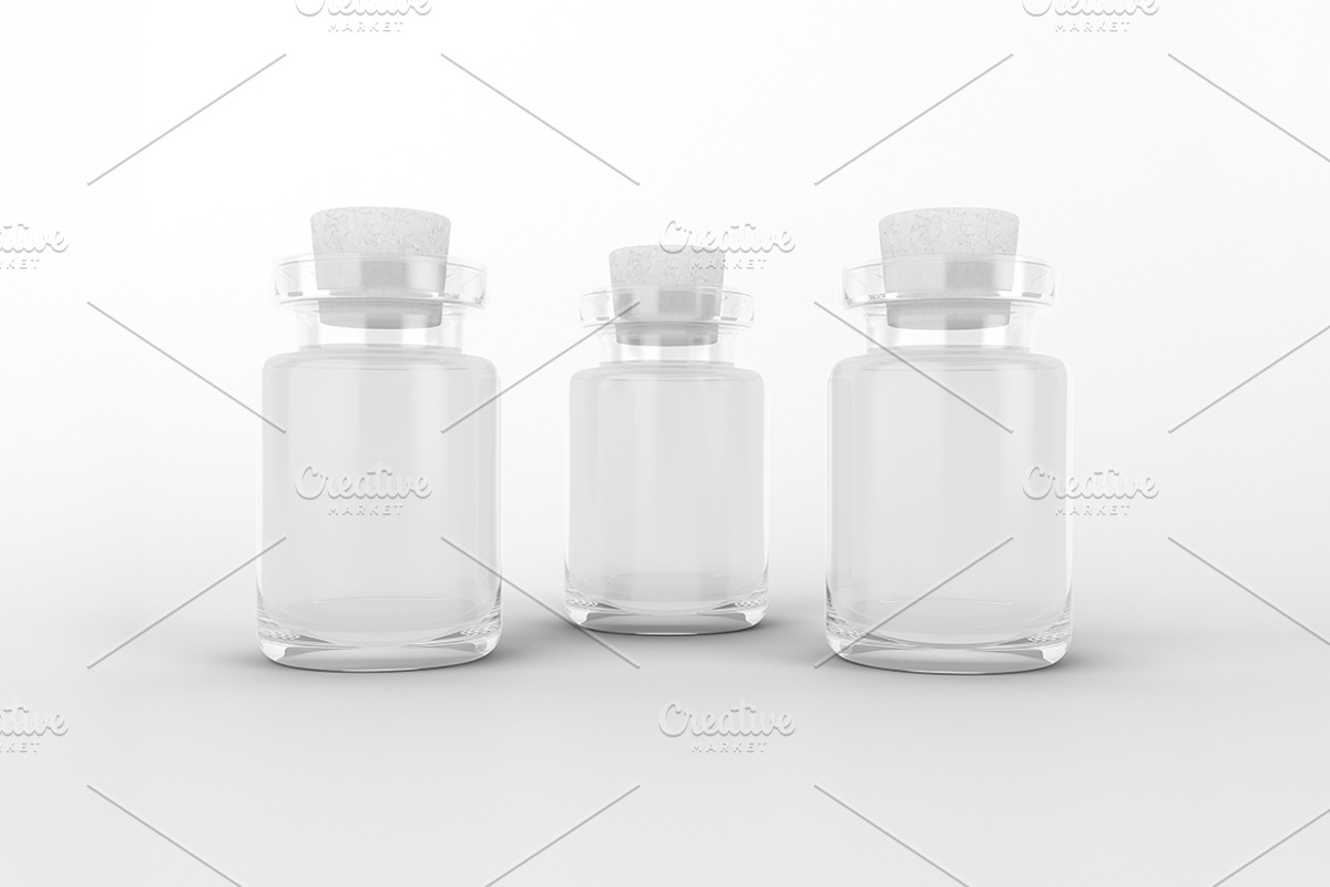 Cork Bottle Mockup, a Packaging Mockup by Qaleb Studio (Photo 2 of 2)