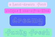 Cotton Candy Cloud Font, a Handwritten Font by Eryn Rose Design (Thumbnail 5 of 10)
