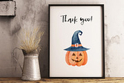 Happy Halloween watercolor set, a Decorative Illustration by Natalia Fedorova (Thumbnail 14 of 14)
