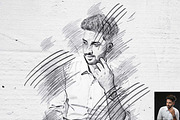 Realistic Pencil Sketch FX Photoshop, an Action Add-On by Studio Retouch (Thumbnail 2 of 14)