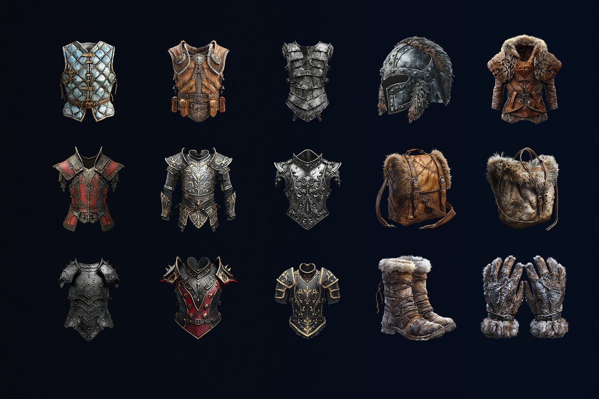NHC - Mega Knight Pack, an Object Illustration by New Horizon Creators (Photo 2 of 4)