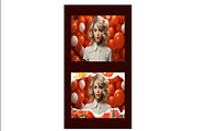 Balloons & Floral Scrap Photo Effect, a Brushes & More by studiogstock (Thumbnail 2 of 2)
