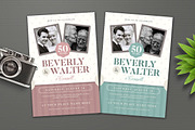 Wedding Anniversary Invitation, an Invitation Template by Vynetta (Thumbnail 1 of 5)