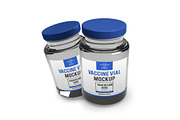 Vaccine Vial Mockup Template Set, a Packaging Mockup by DesignRushMarket (Thumbnail 8 of 11)