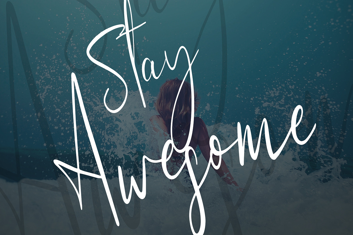 Sunlight - Signature typeface preview 8