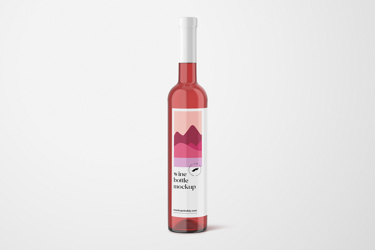 Wine Bottle Mockup, a Packaging Mockup by Mockupdaddy (Photo 13 of 22)