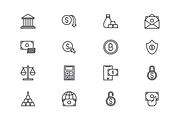 Banking Icons (40 icons), an Outline Icon by Middltone (Thumbnail 4 of 4)